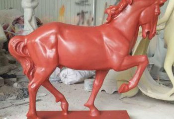 彩繪小馬雕塑預(yù)定，仿真動(dòng)物主題，噴漆工藝