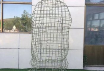 樂山鏤空孔子雕塑訂做，景區雕塑，鐵藝古代人物雕塑定價