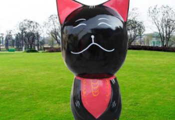 溫州廣場小貓雕塑，動物擺件，仿古工藝