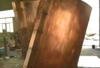 沙坪壩鑄銅書籍供應，街景小品，銅書籍雕塑廠家優價